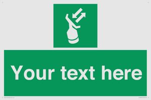 Custom sign safe condition Search and rescue transponder